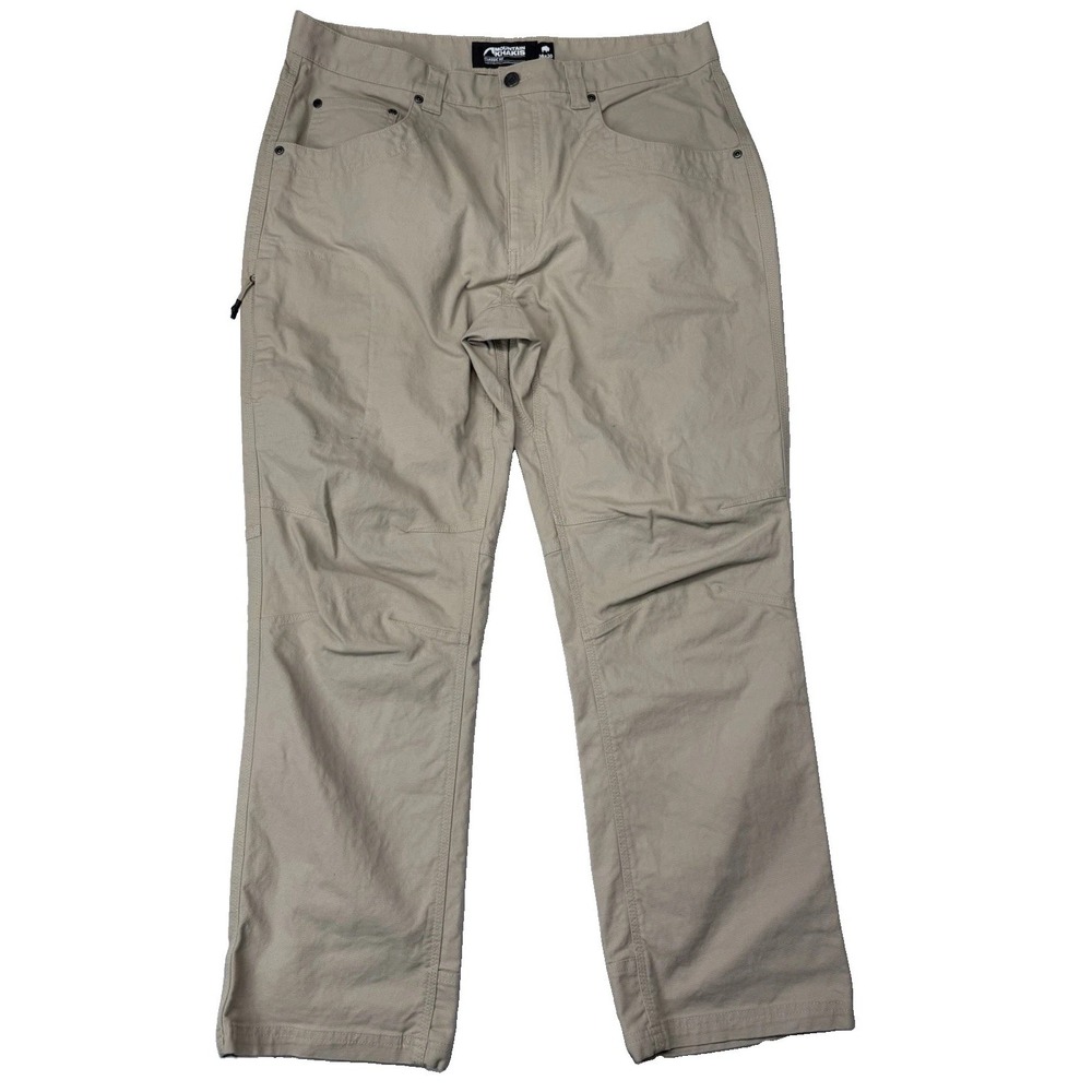 Mountain Khakis Pants Mens 36x30 Tan Hiking Classic Fit Stretch Camber Original